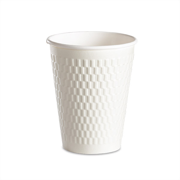 12oz (Curve) Embossed Double Wall Hot Cups