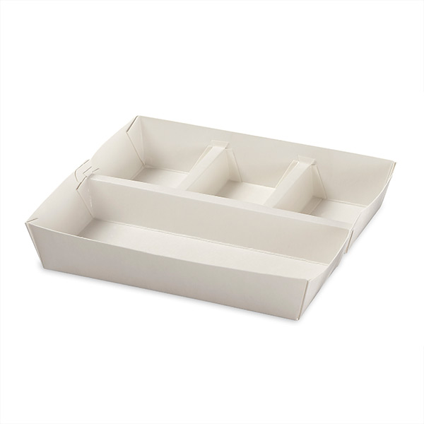 4 Compartment Paper Food Tray