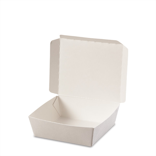 Large Paper Clamshell Container