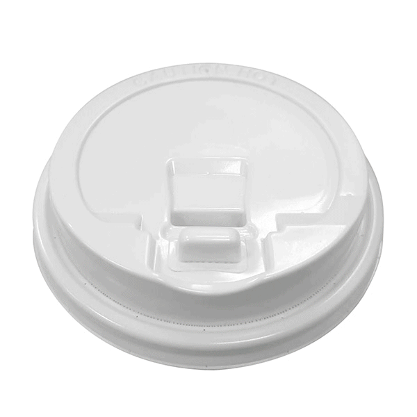PP Coffee Cup Lid-D90 (white/black)