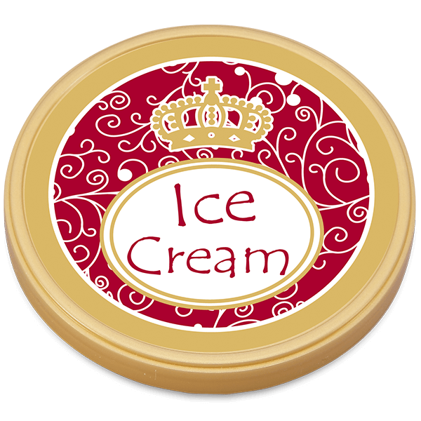 PP lce Cream Cup Lid-10oz、16oz